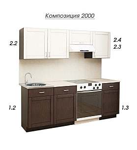 Компактная кухня Мираж