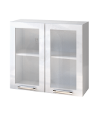  Шкаф навесной с 2 дверками со стеклом к модульной кухне Агата-2 (ШxГxВ) 800x310x720